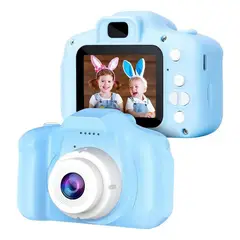 GENERAL - Mini Cámara Portátil Para Niños Azul