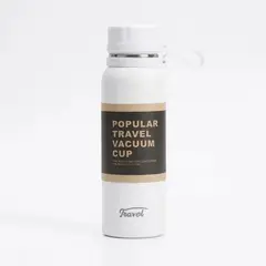 TRAVEL BLUE - Botella Térmica Termo 650 ml Antiderrame Frío Calor Hermética Gym Camping Termo Aventura Asa Agarrad