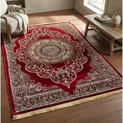 GENERICO - Alfombra Clásica Tipo Persa 200x290 Origen Turca Rojo 4708