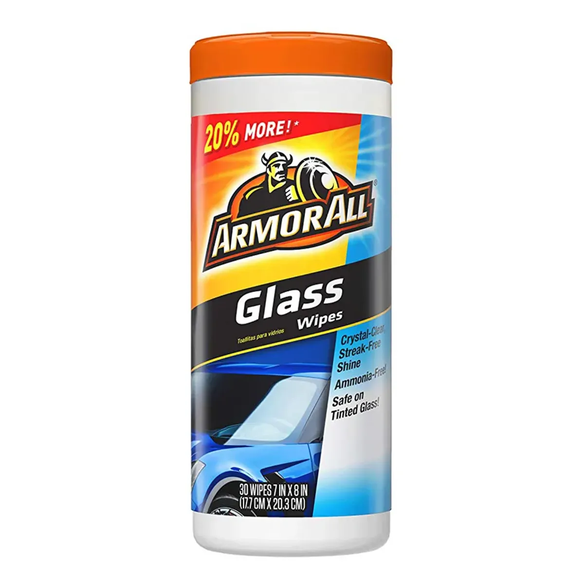 ARMOR ALL - Toallita limpia vidrio ArmorAll silicona 25ud