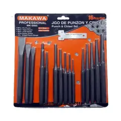MAKAWA - JUG PUNZONES CINCEL X16 PCS