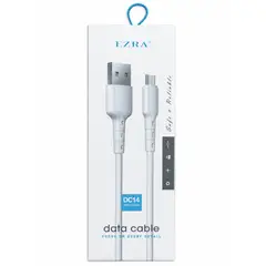 GENERICO - Cable Micro USB a USB-A 1 m Blanco para Carga y Transferencia de Datos