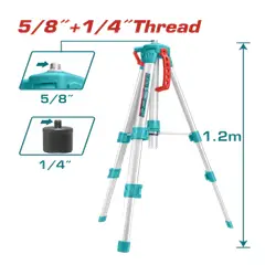 TOTAL TOOLS - TRIPODE PARA NIVEL LASER 1.2MT TOTAL