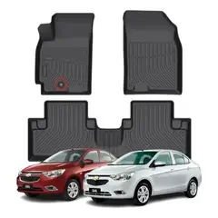 GENERICO - Pisos Calce Perfecto Chevrolet Sail Hasta 2023 - 3 Piezas