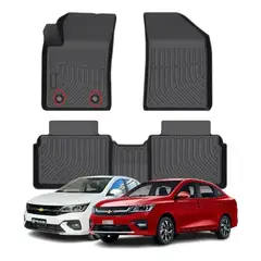 GENERICO - Cubre Pisos Calce Perfecto Chevrolet Sail 2024+ - 3 Piezas