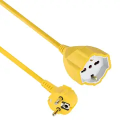 GENERICO - Extension Alargador Electrico Profesional 16a 10 Mt Amarillo BELUG
