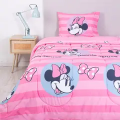MASHINI - PLUMON INFANTIL DISNEY MINNIE DOTS 1.5 PLAZAS SINGLE REVERSIBLE