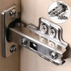 GENERICO - Set 10 Bisagras Rectas 35 Mm Reten Mueble Perno
