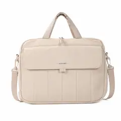 AOKING - Bolso Notebook 14 Impermeable Delgado 5cm con Correa para Trabajo Oficina y Estudio