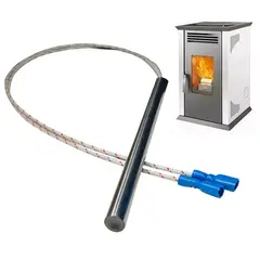 GENERICO - Resistencia de Encendido para Estufa Pellet Amesti 8100 / 8100 Plus 300W Acero Inoxidable