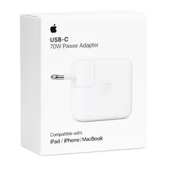 APPLE - Cargador USB-C Original Power Adapter Universal 70W