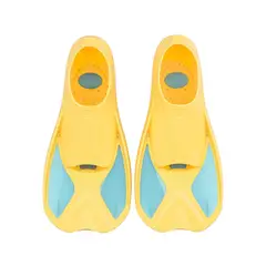 TIOZONEY - Aletas de natación para niños y adultos - Amarillo -31