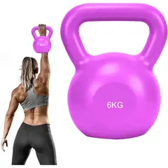 EVERSO - Pesa Rusa Kettlebell 6 Kg Entrenamiento Fitness Crossfit