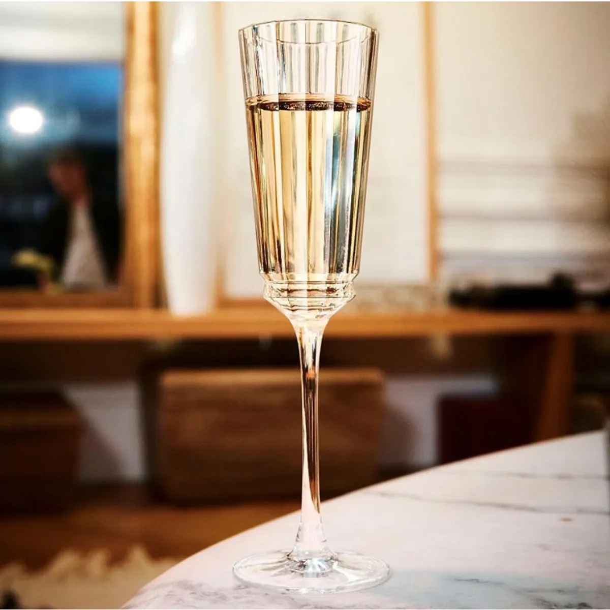 CRISTAL D'ARQUES - Set 6 Copas Champaña Cristal D'arques Macassar Flauta