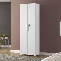 HOME MOBILI - Despensa Mango con llave 4 Repisas Blanco