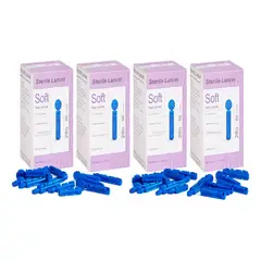 MEDICALTEC - Pack 200 Lancetas Universales Para Glucómetros