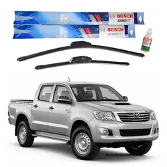 BOSCH - Plumillas Limpiaparabrisas Aerofit para Toyota Hilux 2006-2015