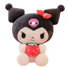 GENERICO - Peluchen Kuromi Con Fresa 30cm Suave un diseño kaweii