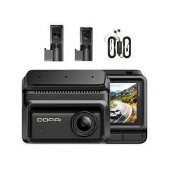 DDPAI - Cámara Para Vehículo Z90T 3CH 4K 2K 2K GPS ADAS + Cableado IPS