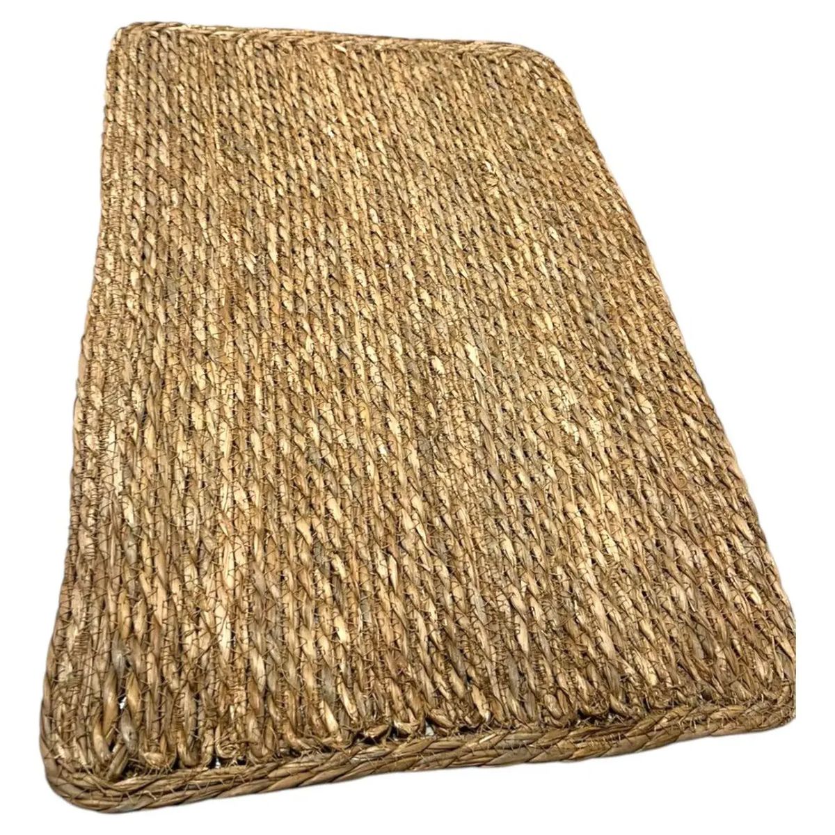 OEM - Alfombra De Entrada Hogar Limpiapiés Diseño Rustico Mimbre 39 M 50 M Beige