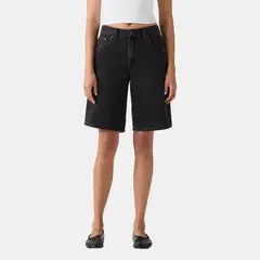 LEVIS - Short Mujer Baggy Dad Jort Negro