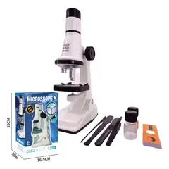 GENERICO - Microscopio Para Niños 1200x Kit Científico STEM