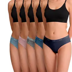 TOP - Calzón Culotte Algodón Pack 5 C2