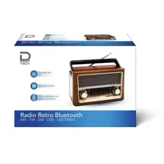 DATACOM - RADIO RETRO FM/AM/SW 8 BANDAS 3W C/BT D-TECH