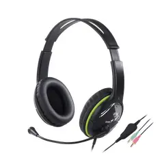 GENIUS - Audifono con Microfono incorporado para PC-Genius HS-400A-Conexion cable 3.5mm
