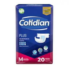 COTIDIAN - Plus Pañal de Adulto Talla M x 20 unidades