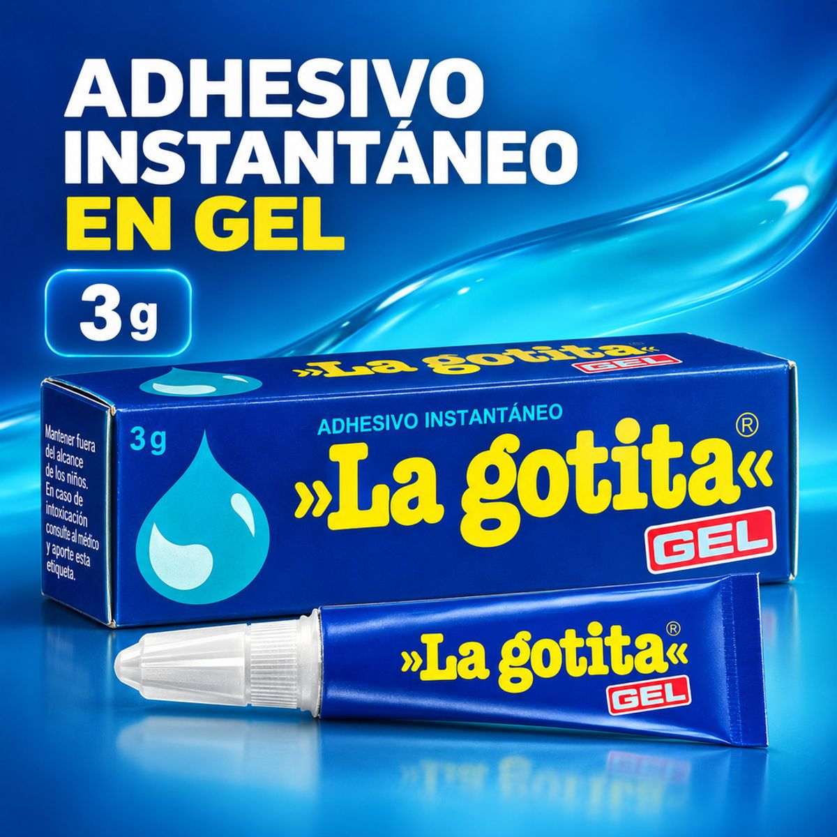 LA GOTITA - Adhesivo Instantaneo La Gotita Gel 3g