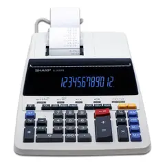 SHARP - Calculadora De Impresión El2630piii 12 Dígitos Blanco