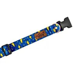 MUMUMU RUFF - Collar Ajustable para Perro Mumumú Ruff Oh Rayos Azul S