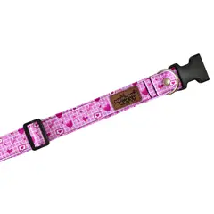 MUMUMU RUFF - Collar Ajustable para Perro Mumumú Ruff Likes Rosa Claro S
