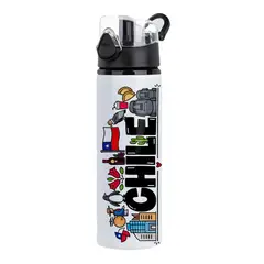 SM - Botella de Agua Chile 750 ml – Diseño Chileno
