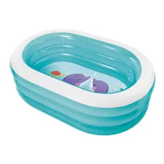INTEX - Piscina Infantil Inflable Amigos del Agua 163x107x46 cm