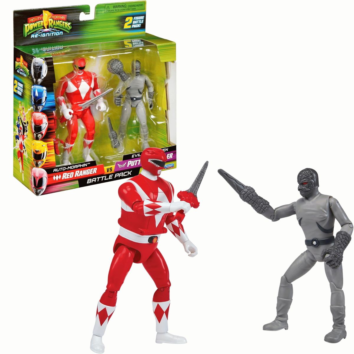 CHINA - Power Rangers Pack 2 Figuras Red Ranger Vs Putty Patroller