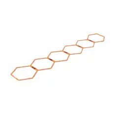 MUUK - Anillos de Agilidad Hexagonales 6 Unidades para Entrenamiento Deportivo
