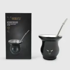 WAYU - Set Mate 236ml Acero Inoxidable con Bombilla Premium