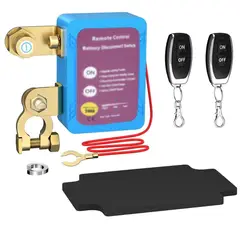 MOONCORE - Interruptor De Desconexión Remota De Batería Auto 12v Relé