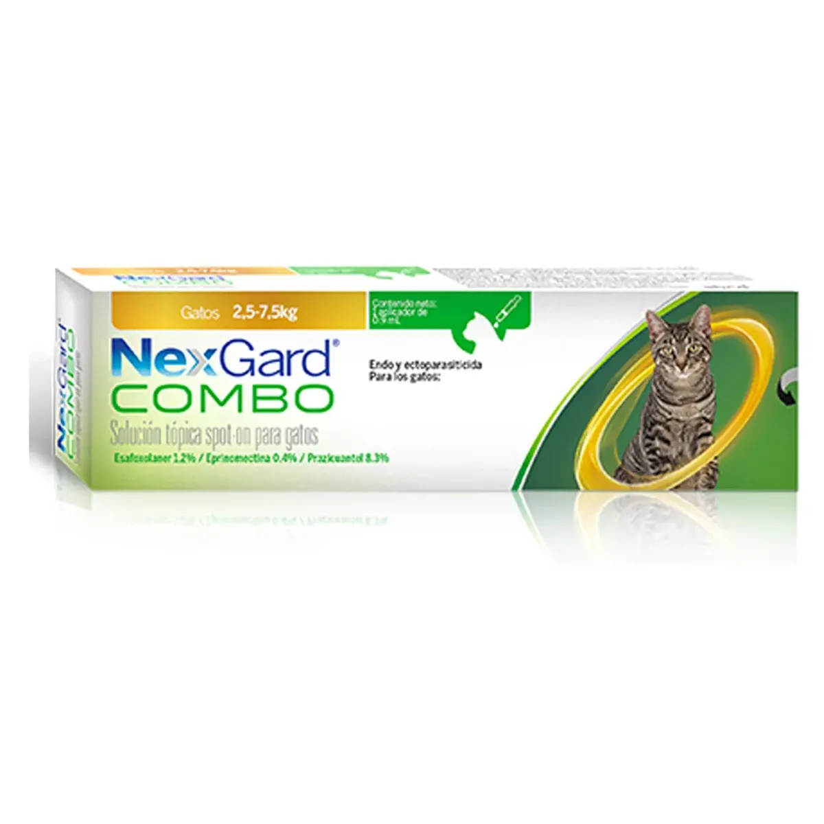 NEXGARD - Nexgard Combo Pipeta Antiparasitarios Gatos 2,5 A 7,5 Kg 1 Pipeta