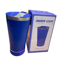 GENERICO - Vaso Termino Cerveza 473 Ml Con Parlante Y Abre Botellas