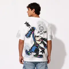 D'JOE - Polera Oversize Diseños Urbanos Hombre