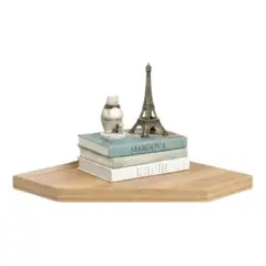 GENERICO - Estante Flotante Esquinero de Madera para Decoración