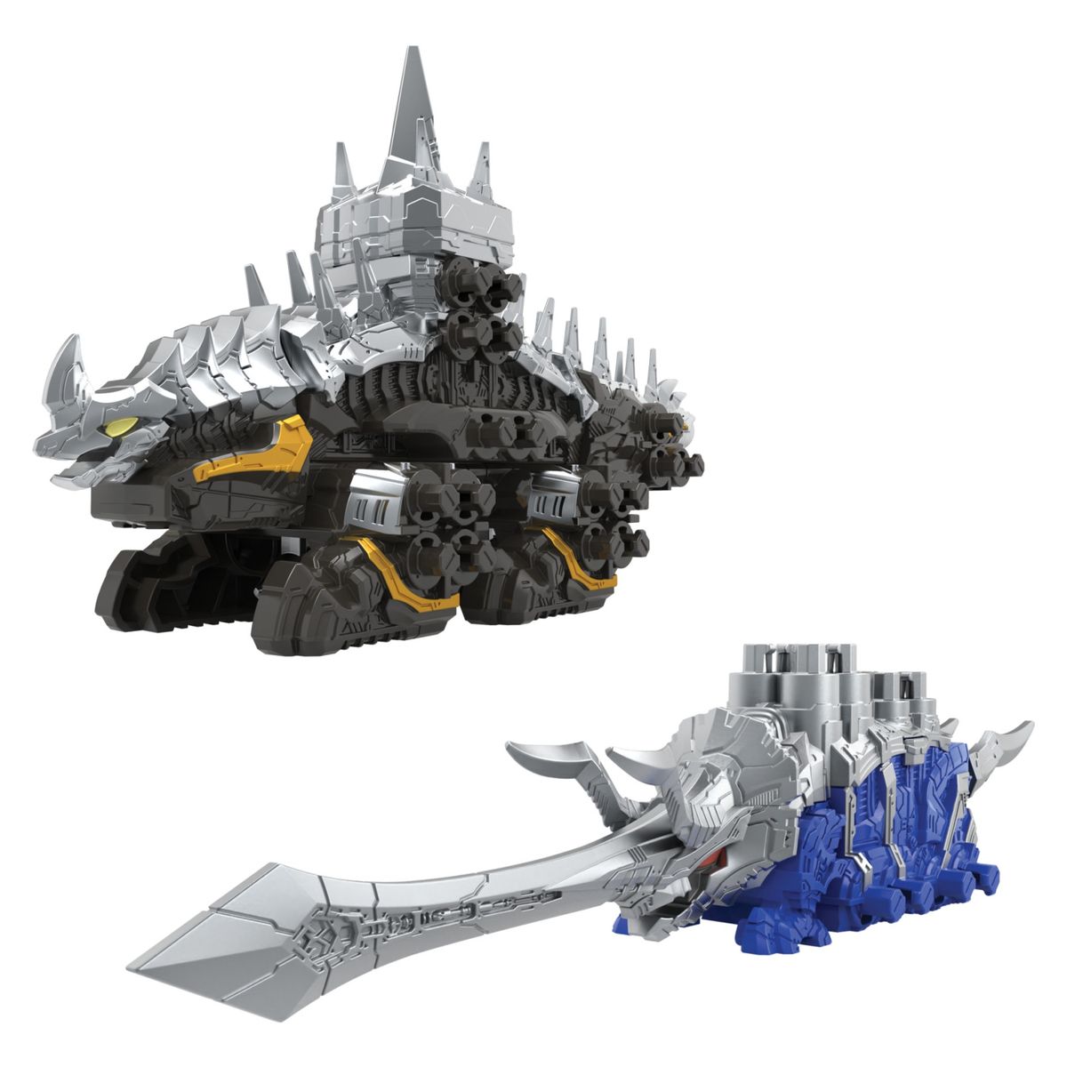 POWER RANGERS - Power Rangers Figura de Acción Dino Fury Zords Ranger Azul Y Negro
