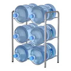 GENERICO - Rack Organizador para 6 Botellones de Agua de 20 Litros