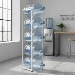 GENERICO - Rack Organizador para 5 Bidones de Agua de 20L