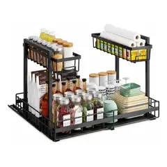 GENERICO - Organizador Expandible Bajo Fregadero para Cocina y Baño