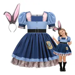 GIOIO - Disfraz Judy Bunny Policía Zootopia 2 Para Niñas