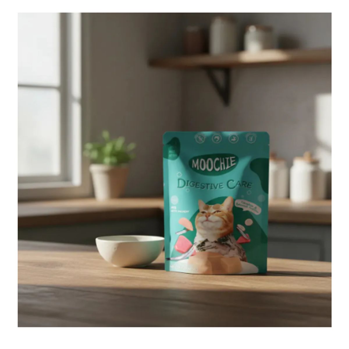 BUEN AMIGO - Sachet Moochie Gato Digestive Care 70gr (pack 12)